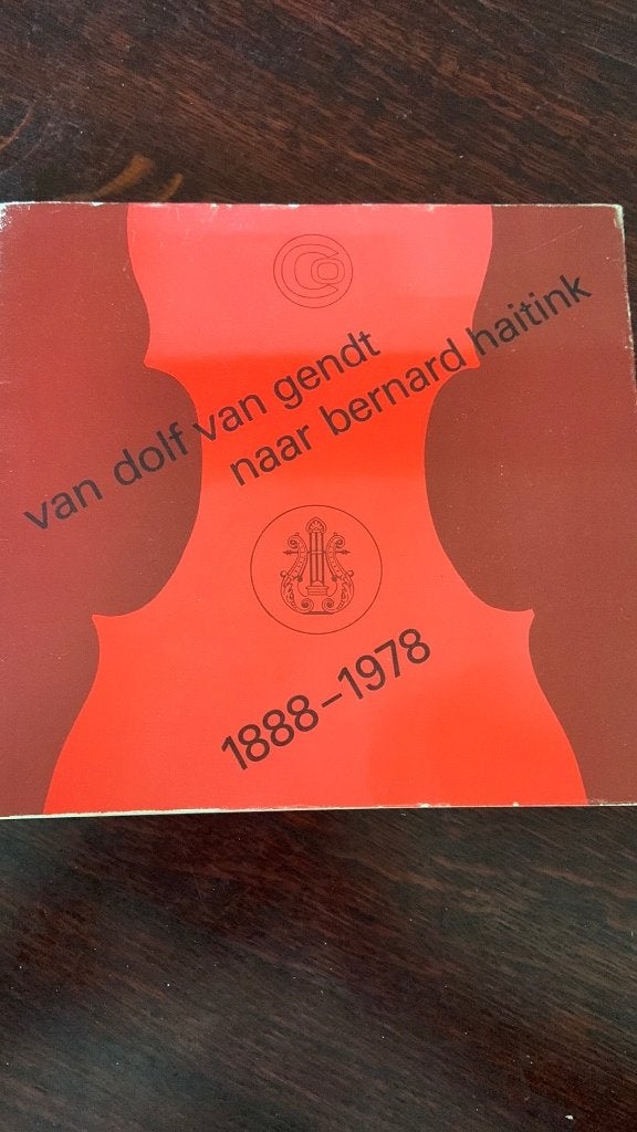 Van dolf van Gendt naar Bernard haitink 1888-1978, Boeken, Ophalen of Verzenden, Europa