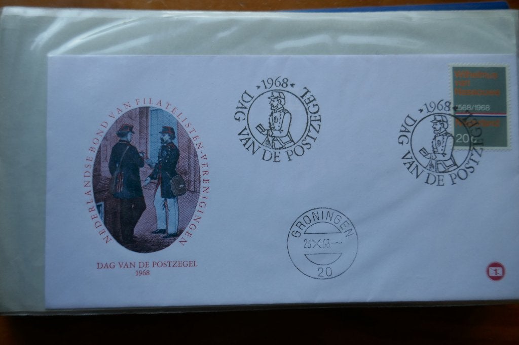 Dag van de postzegel enveloppen 1 t/m 14, Ophalen of Verzenden, Nederland