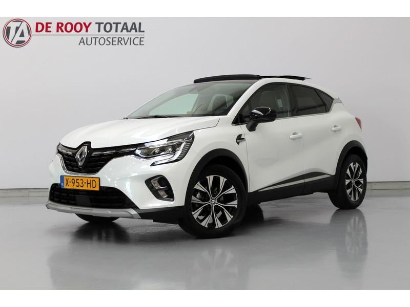 Renault Captur 1.3 mild hybrid 140 techno 141PK, RIJKLAAR! P, Auto's, Voorwielaandrijving, Gebruikt, 4 cilinders, Leder en Stof