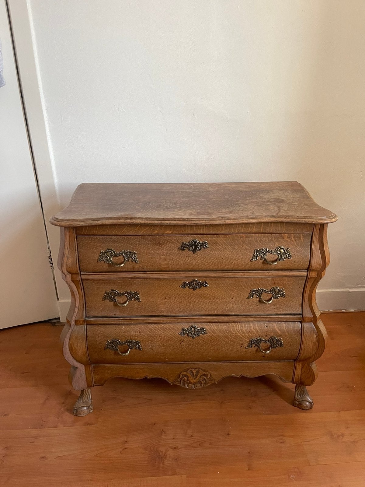 Vintage ladekastje / commode met klepvakken en lade, Huis en Inrichting, Kasten | Ladekasten, Ophalen, Gebruikt, 50 tot 100 cm