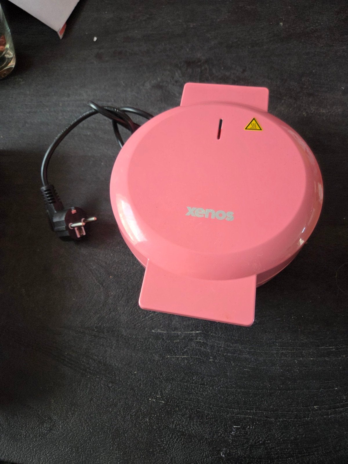 Xenos wafelijzer roze - hartjesvorm, Ophalen of Verzenden, Gebruikt