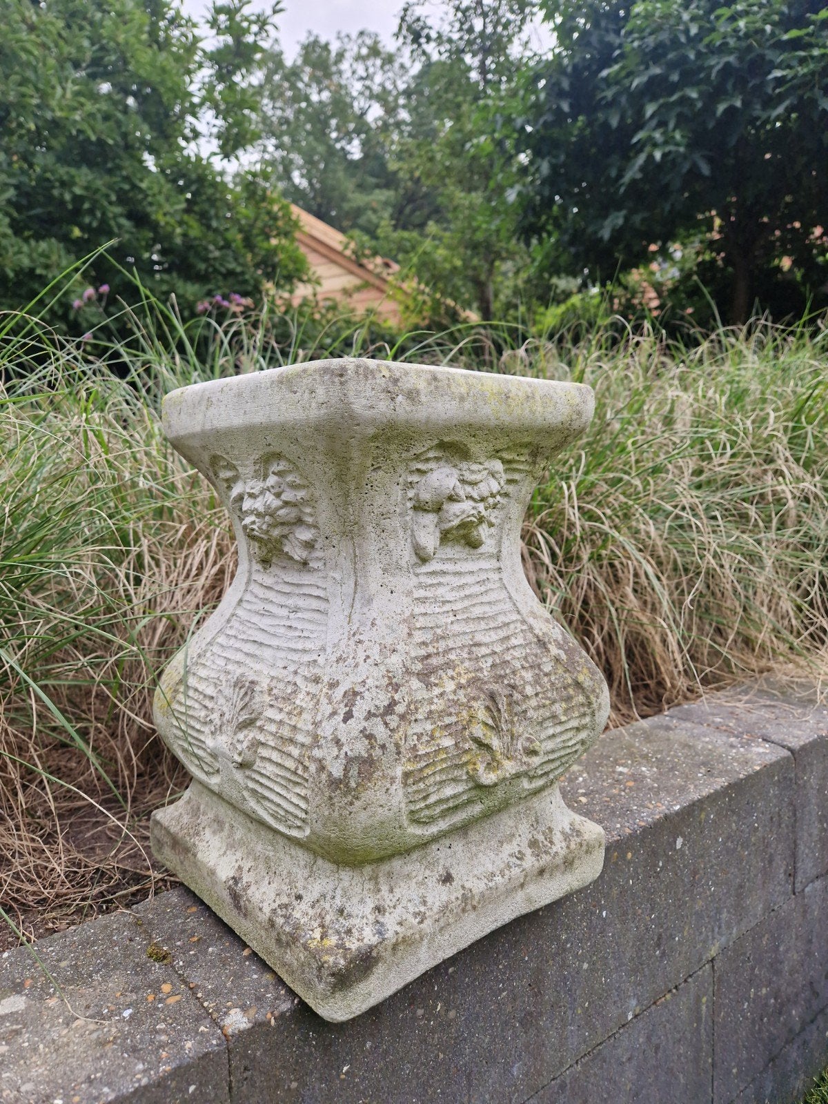 Decoratieve tuinornament van steen, Tuin en Terras, Ophalen, Gebruikt, Steen, Abstract beeld