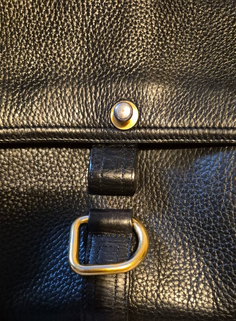 Delvaux vintage schoudertas, Sieraden, Tassen en Uiterlijk, Tassen | Damestassen, Zo goed als nieuw, Overige typen, Zwart, Ophalen of Verzenden