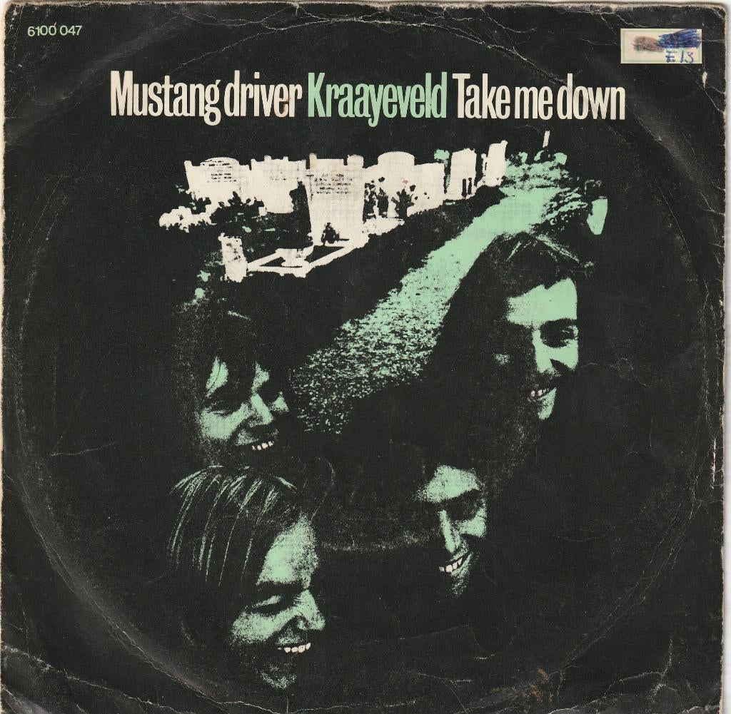 Kraayeveld-Mustang Driver & Take Me Down 1971 nederbeat, Cd's en Dvd's, Vinyl Singles, Ophalen, Gebruikt, Pop