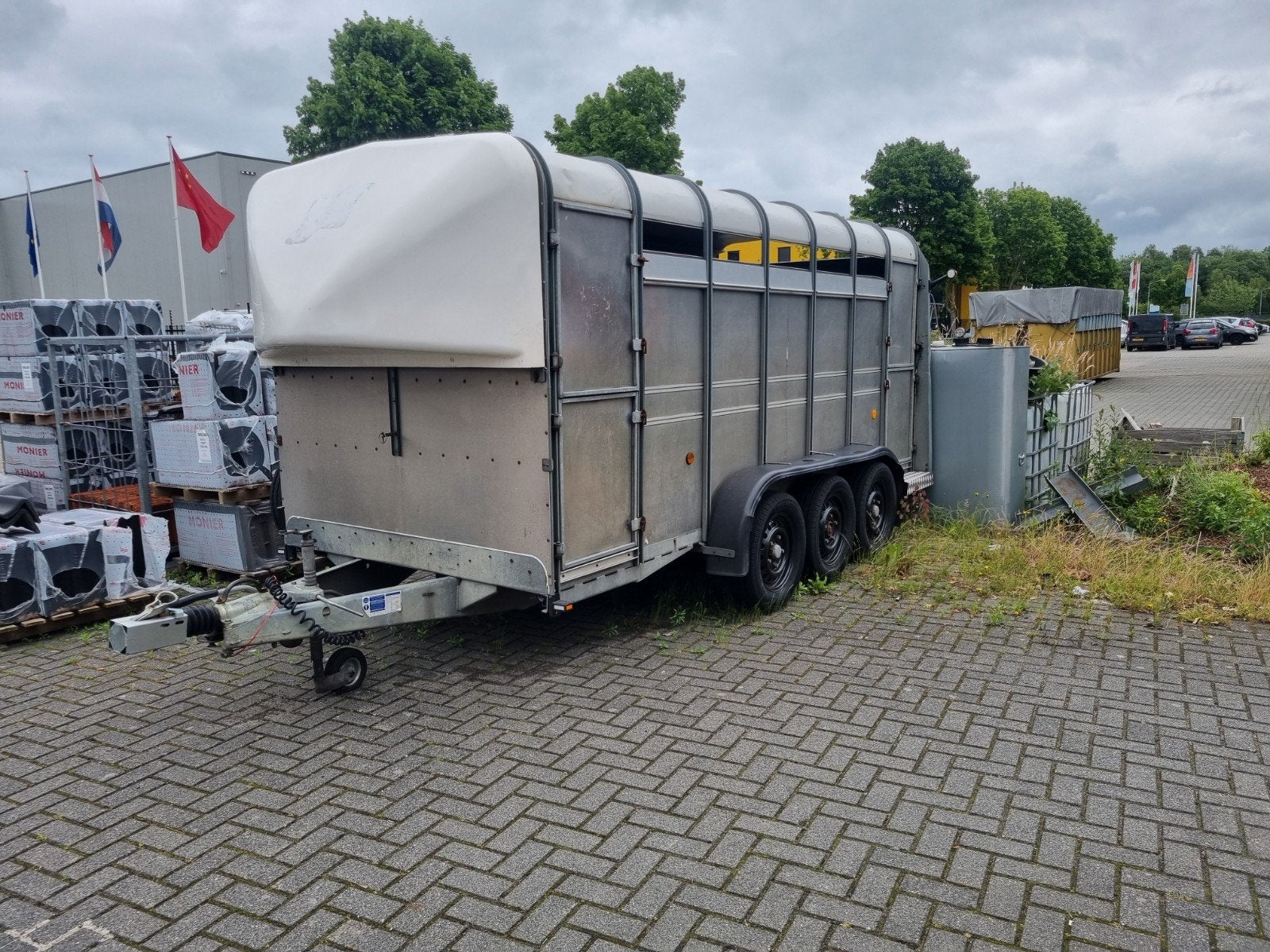 veewagen/trailer - 3-assige veetrailer