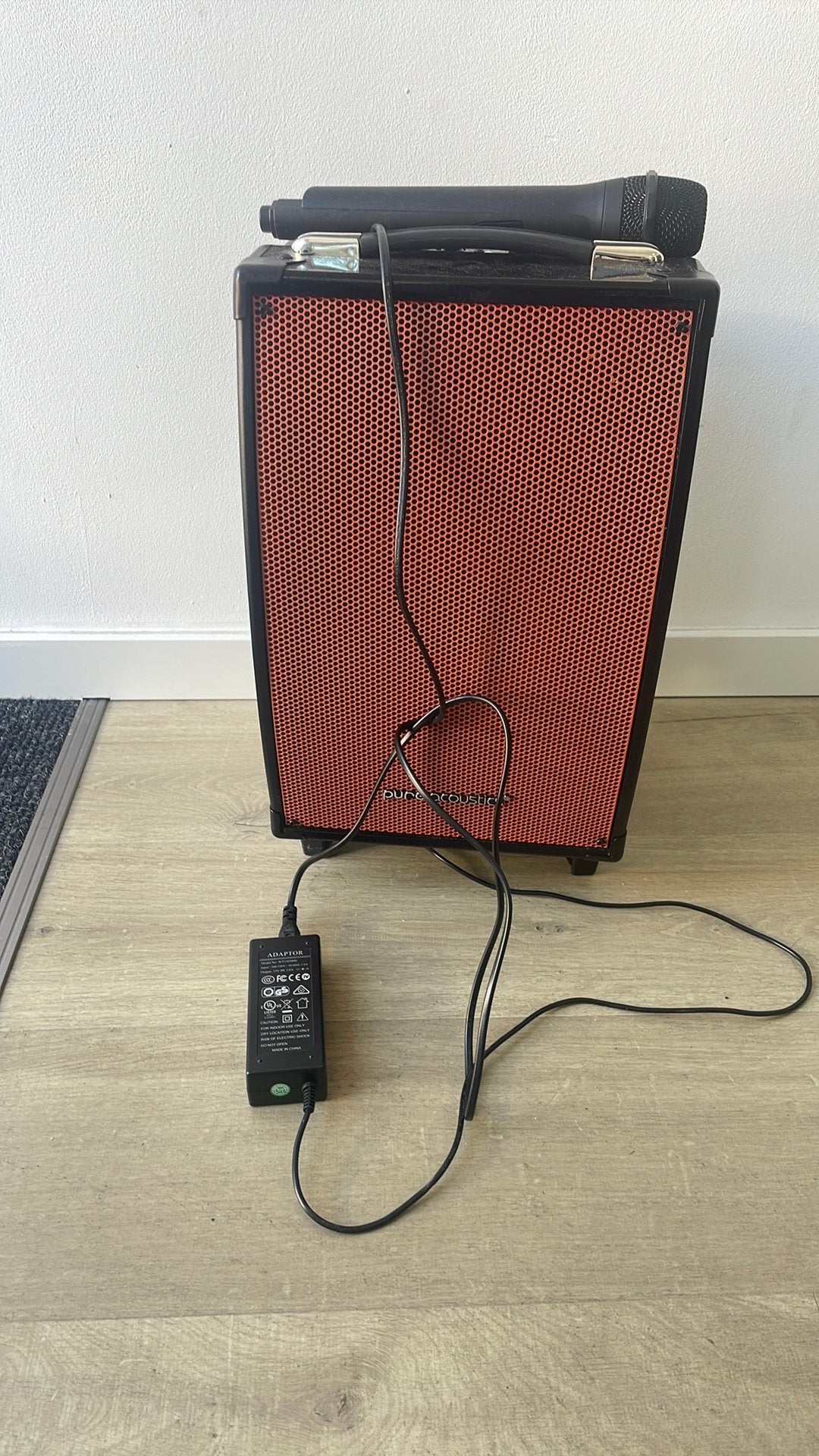 Pure acoustics mcp 100 karaokeset, Ophalen, Zo goed als nieuw, Complete set