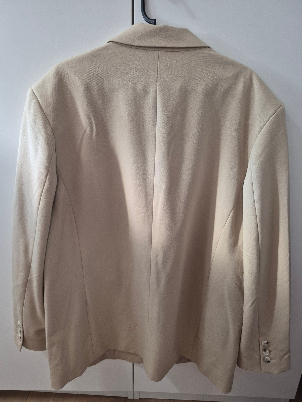 prachtige blazer/colbert Loavies maat L zand/beige, Kleding | Dames, Ophalen of Verzenden, Zo goed als nieuw, Beige