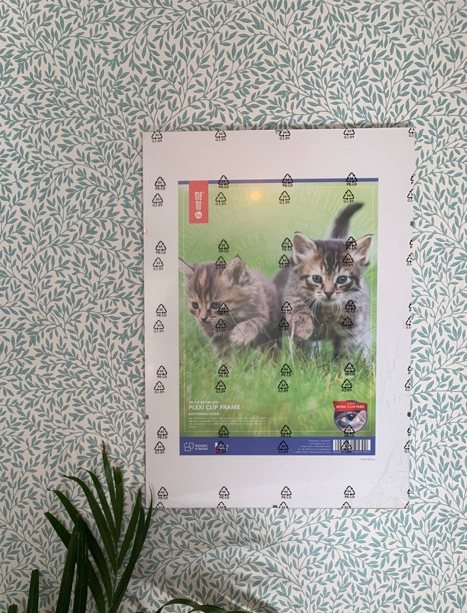 Fotolijst A3 - randloze wissellijst - nieuw, Kunststof, Ophalen of Verzenden, Overige kleuren, Met clips