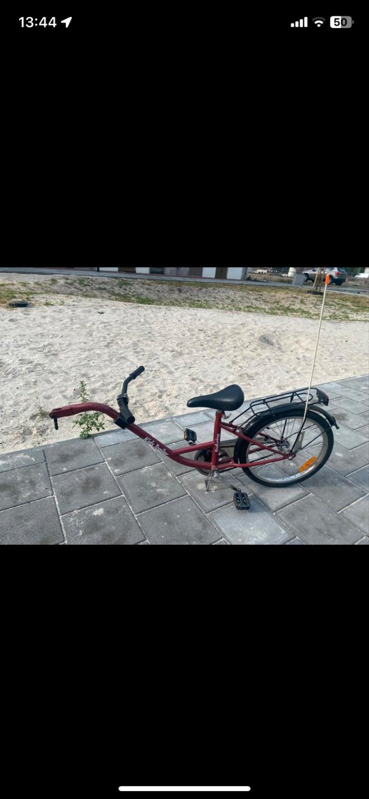 Kids Trailer Aanhangfiets - Rood, Ophalen, Gebruikt, Aanhangfiets, Minder dan 20 kg