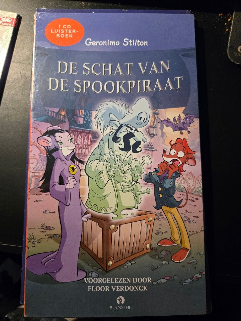 Luisterboek "De schat van de spookpiraat" Geronimo Stilton, Boeken, Luisterboeken, Ophalen, Cd, Kind