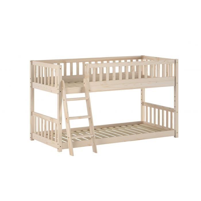Stapelbed deelbaar grenen 90x200 van 399,- nu, Ophalen, Nieuw, Stapelbed
