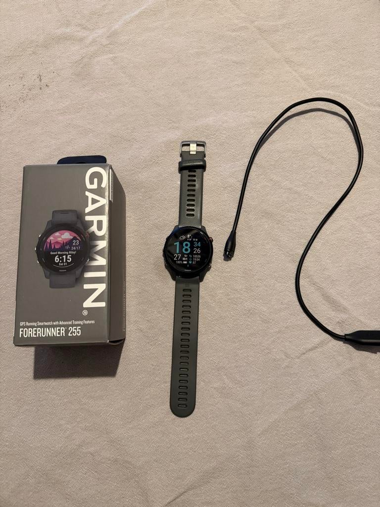 Garmin Forerunner 255 sporthorloge, Ophalen of Verzenden, Grijs, Android, Afstand