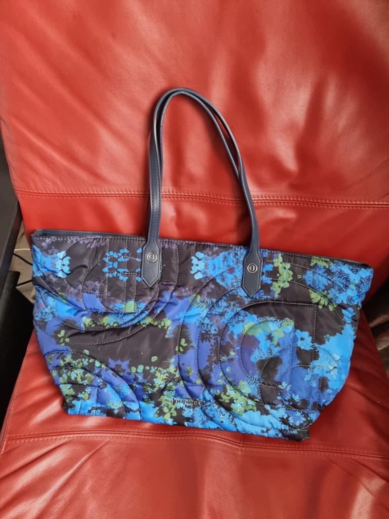 Desigual tas, 40 tot 60 cm, 30 cm of meer, Blauw, Ophalen of Verzenden
