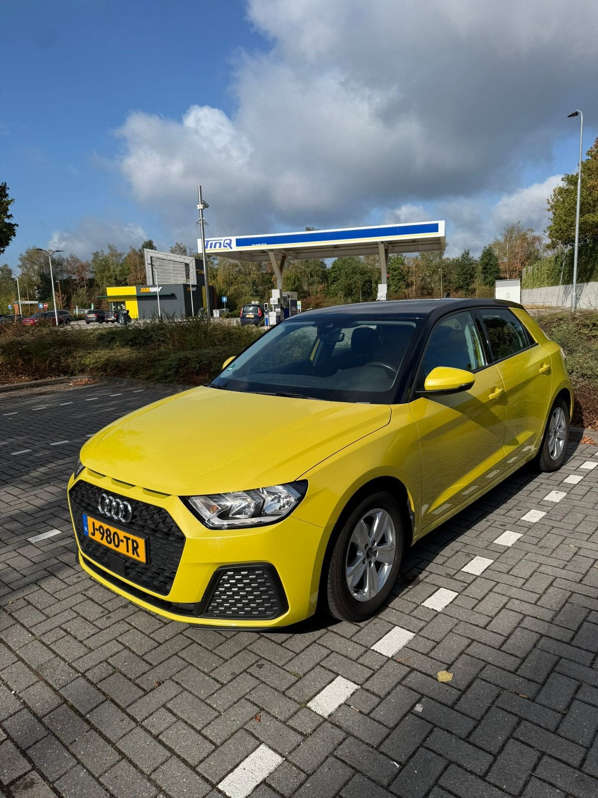 Audi A1 25 Tfsi 95pk 2020 Geel, Voorwielaandrijving, Stof, A1, 95 pk
