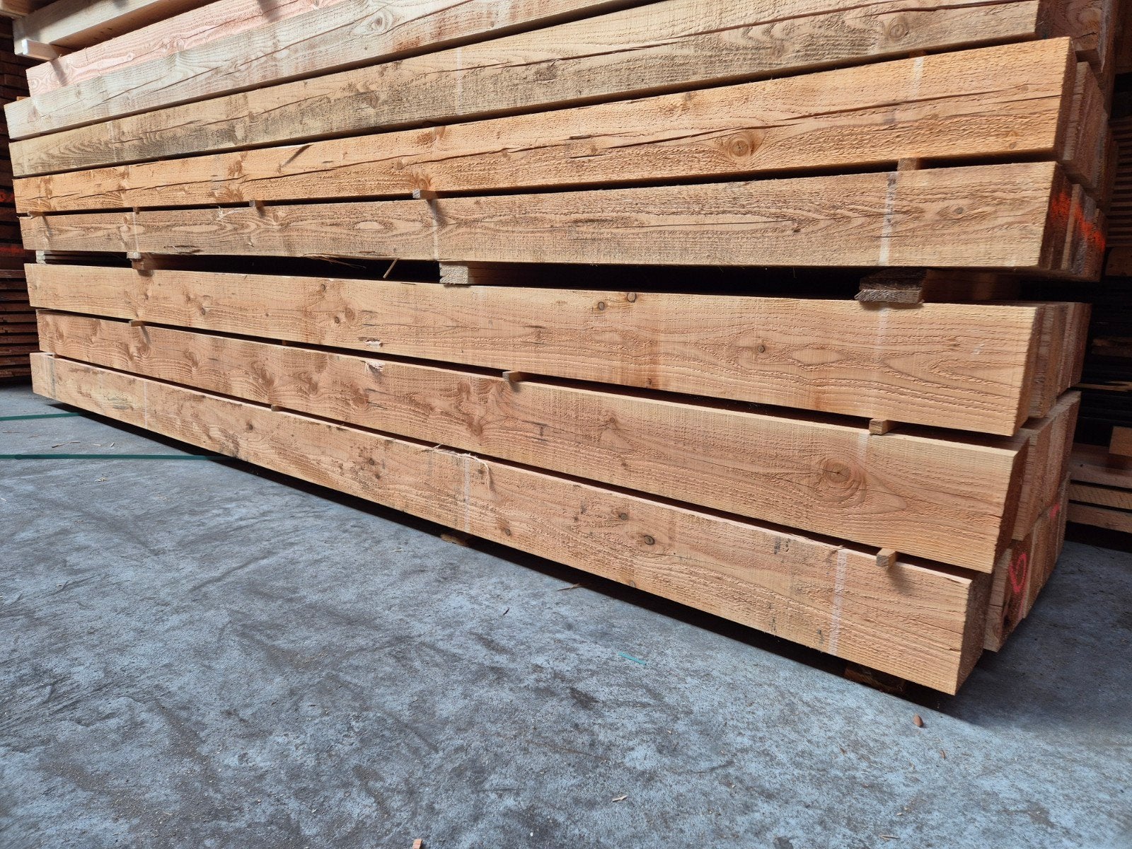te koop douglas balken 20x20cm €19,99 per mtr ex btw, Tuin en Terras, Ophalen of Verzenden
