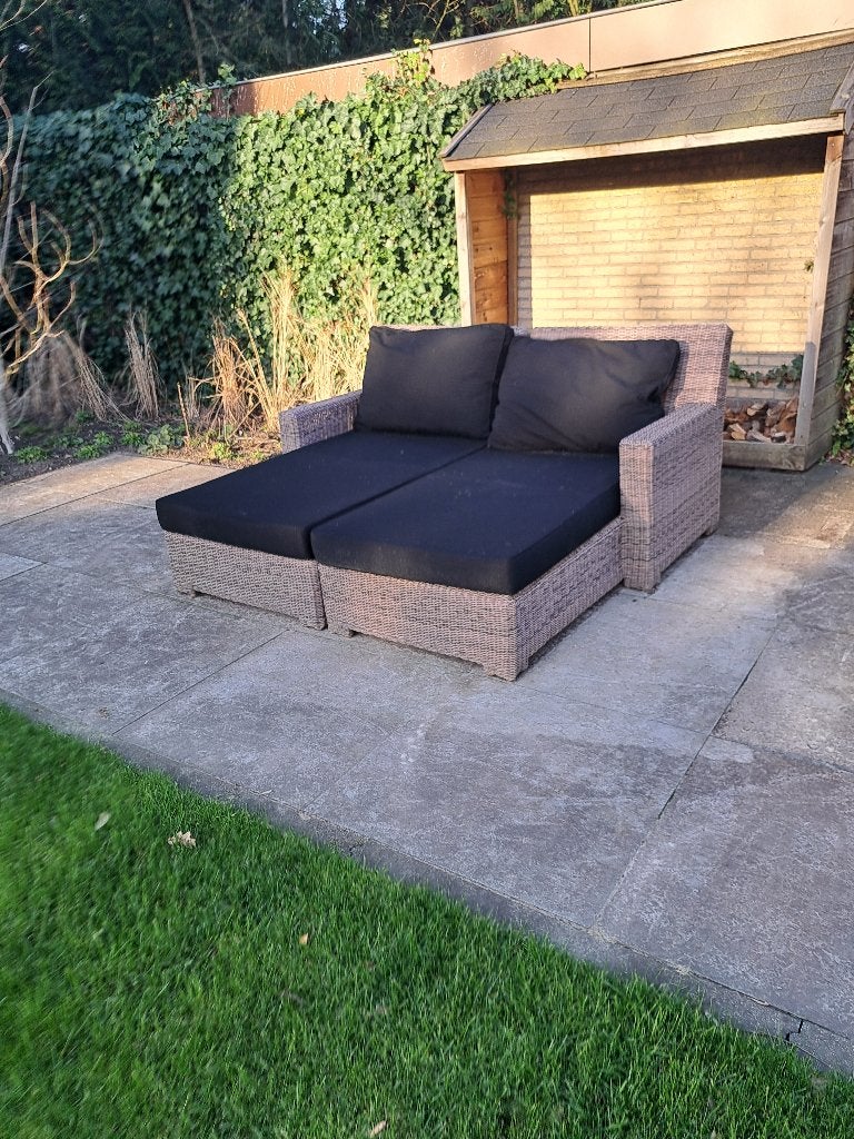 Borek loungebedden, Ophalen, Gebruikt, Wicker