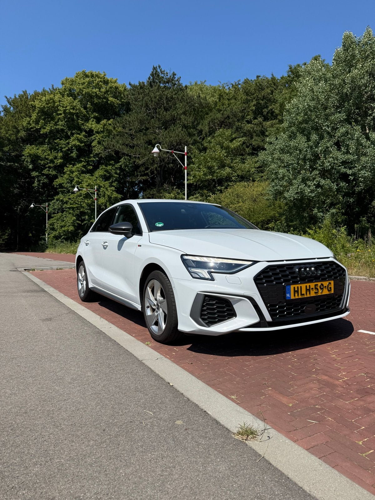 Audi A3 40 Tfsi e 204pk Phev S-tronic 2020 Wit, Auto's, Audi, 4 cilinders, 1535 kg, Wit, Plug-in hybride