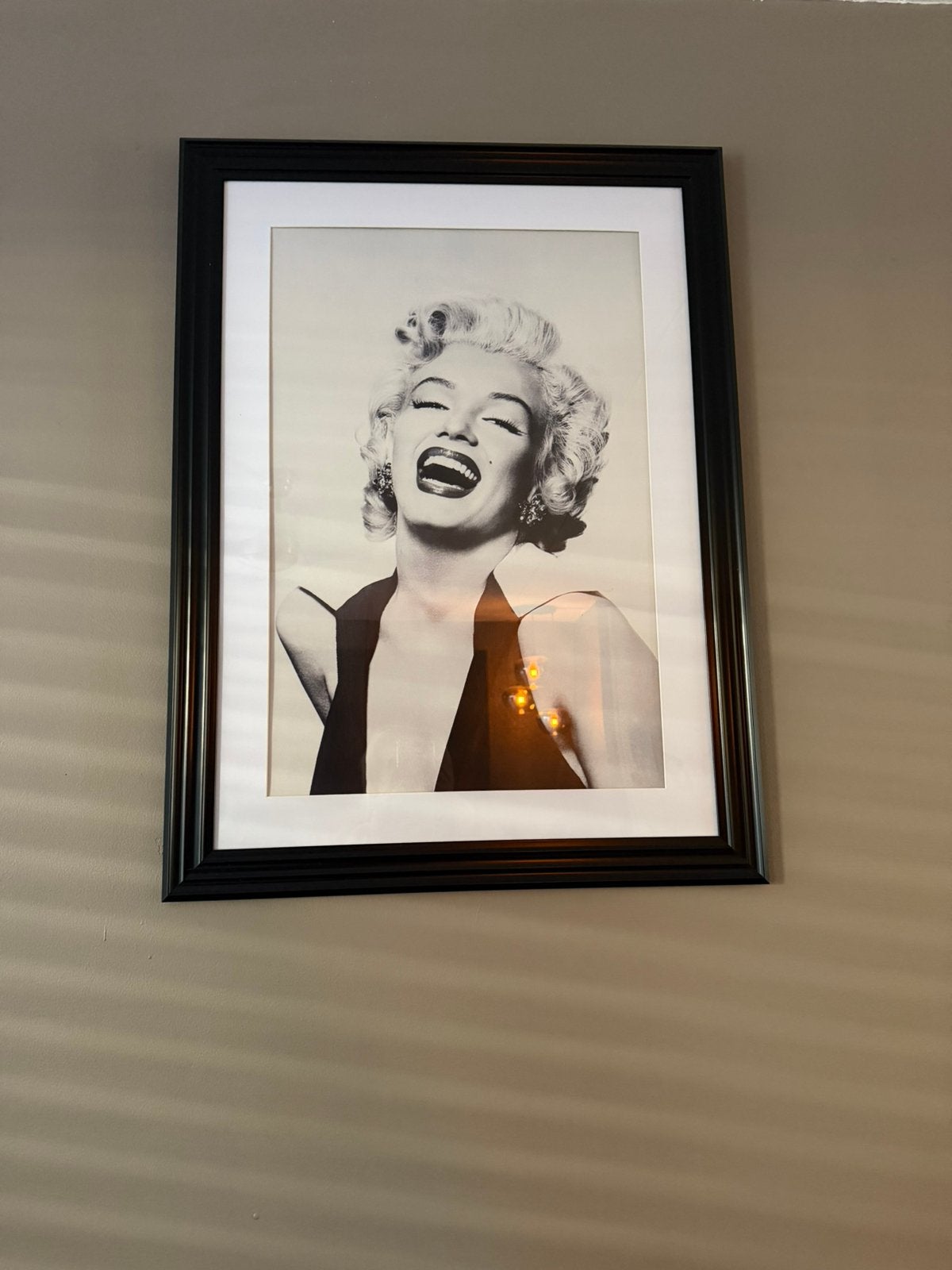 2 Ingelijste posters – Marilyn Monroe & The Godfather, Ophalen, Kunststof, Overige typen, Hangend