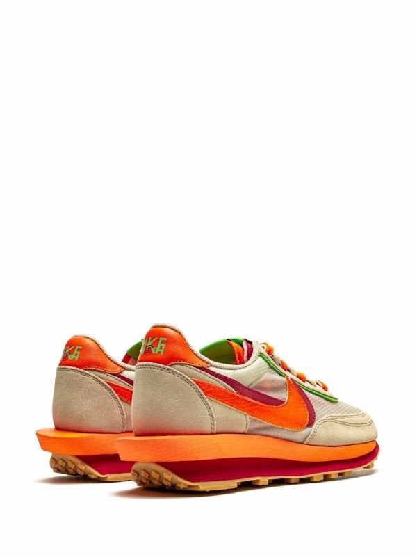Nike x Sacai Waffle Orange - Maat 12, Kleding | Heren, Overige kleuren, Nike, Ophalen of Verzenden, Sneakers of Gympen