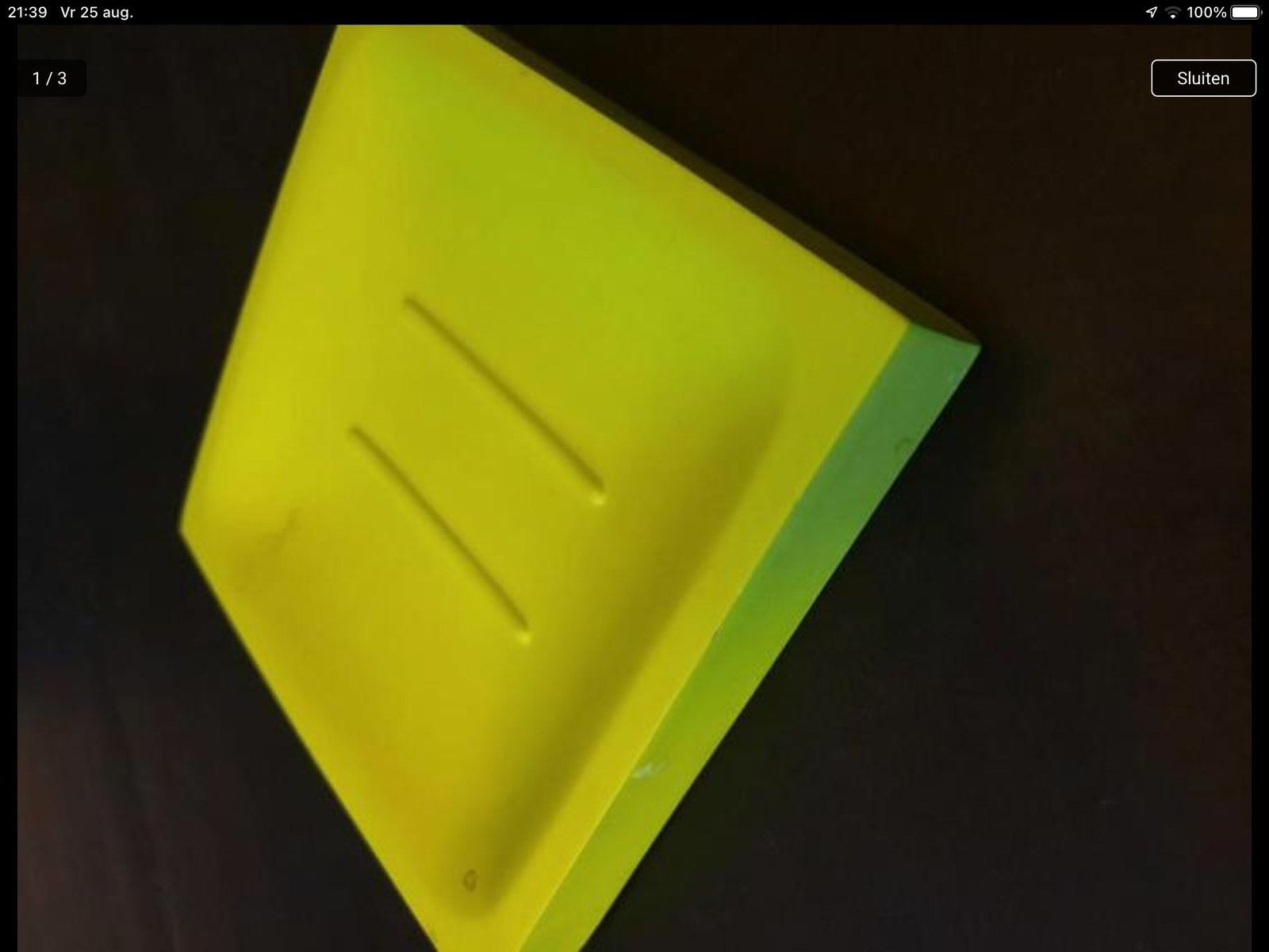 Zeepbakje van steen Nieuw! (Zone), Overige merken, Nieuw, Groen, Zeepdispenser/zeepbakje