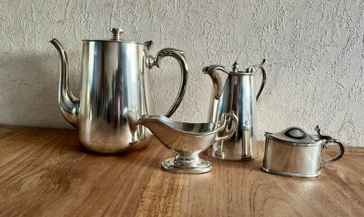 Antiek HotelZilveren Servies - 19e/20e Eeuw, Antiek en Kunst, Ophalen of Verzenden