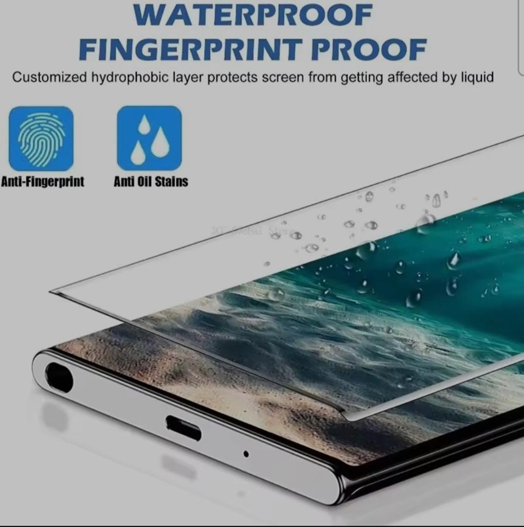 Samsung Galaxy S22 Ultra  Full Cover Screenprotector, Telecommunicatie, Mobiele telefoons | Samsung, Ophalen of Verzenden