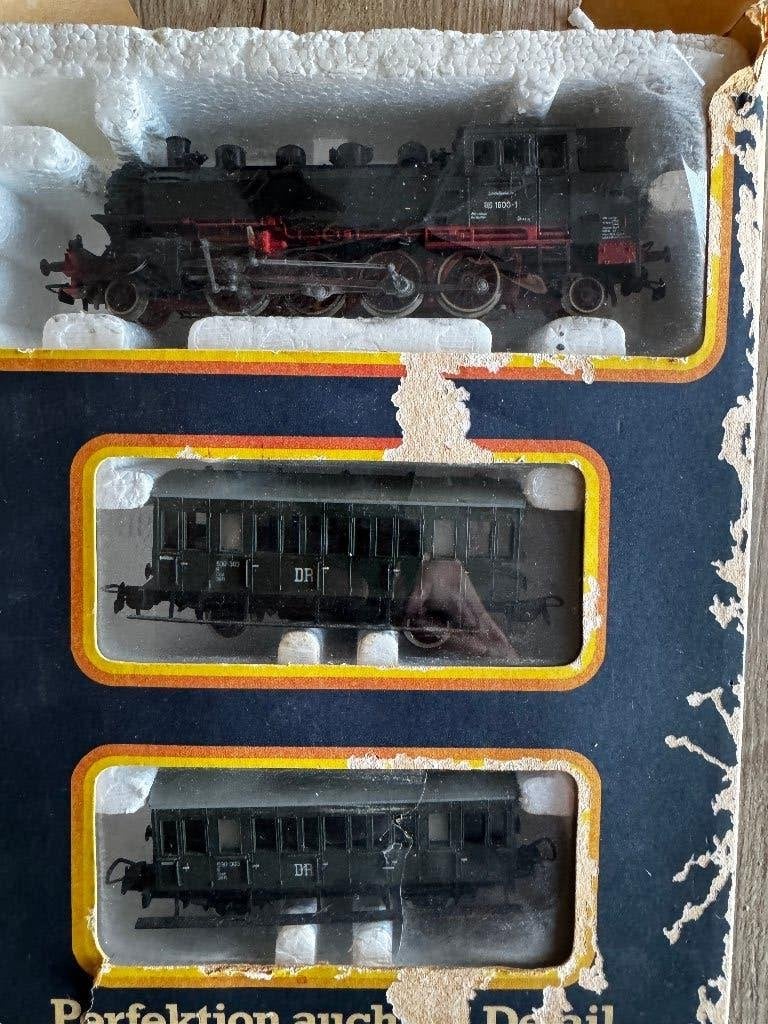 modeltrein BR 86 1800-2 met 2 DR rijtuigen, Gelijkstroom, Analoog, Gebruikt, Treinset