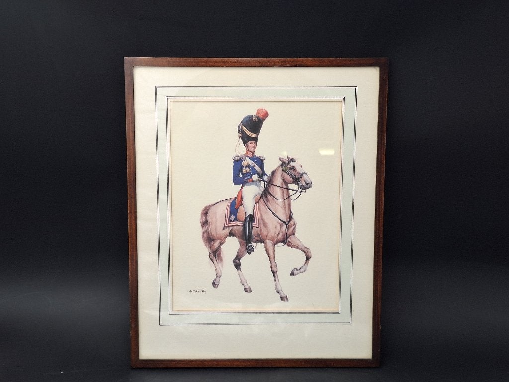 3 oude schilderijen print, nieuwstaat, jaren 60, Ophalen of Verzenden