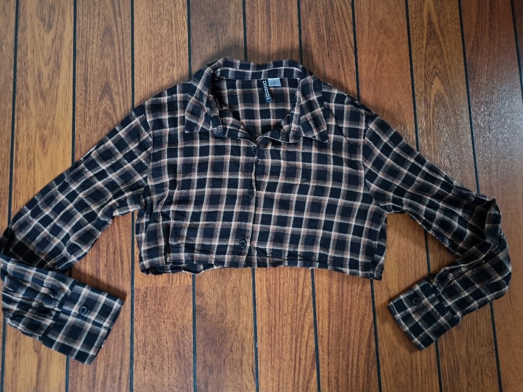 H&M blouse maat XS / 176 ** ERG LEUK ** TRENDY **, Kinderen en Baby's, Kinderkleding | Maat 176, Meisje, H&M, Overhemd of Blouse