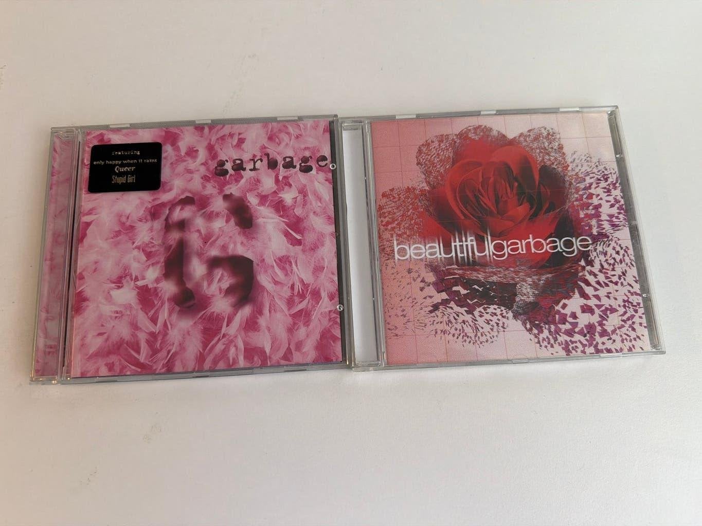 Garbage CD's: Garbage & Beautiful Garbage (2 albums), Rock, Gebruikt, Ophalen of Verzenden, Inclusief doosje