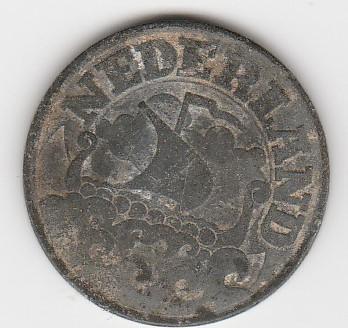 25 Cent Nederlandse munt uit 1941, Ophalen of Verzenden, Koningin Wilhelmina, 25 cent