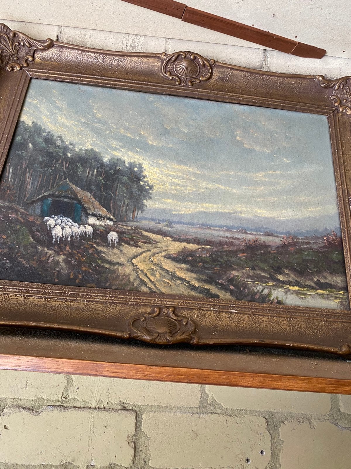 Schilderij met schapen, Antiek en Kunst, Ophalen
