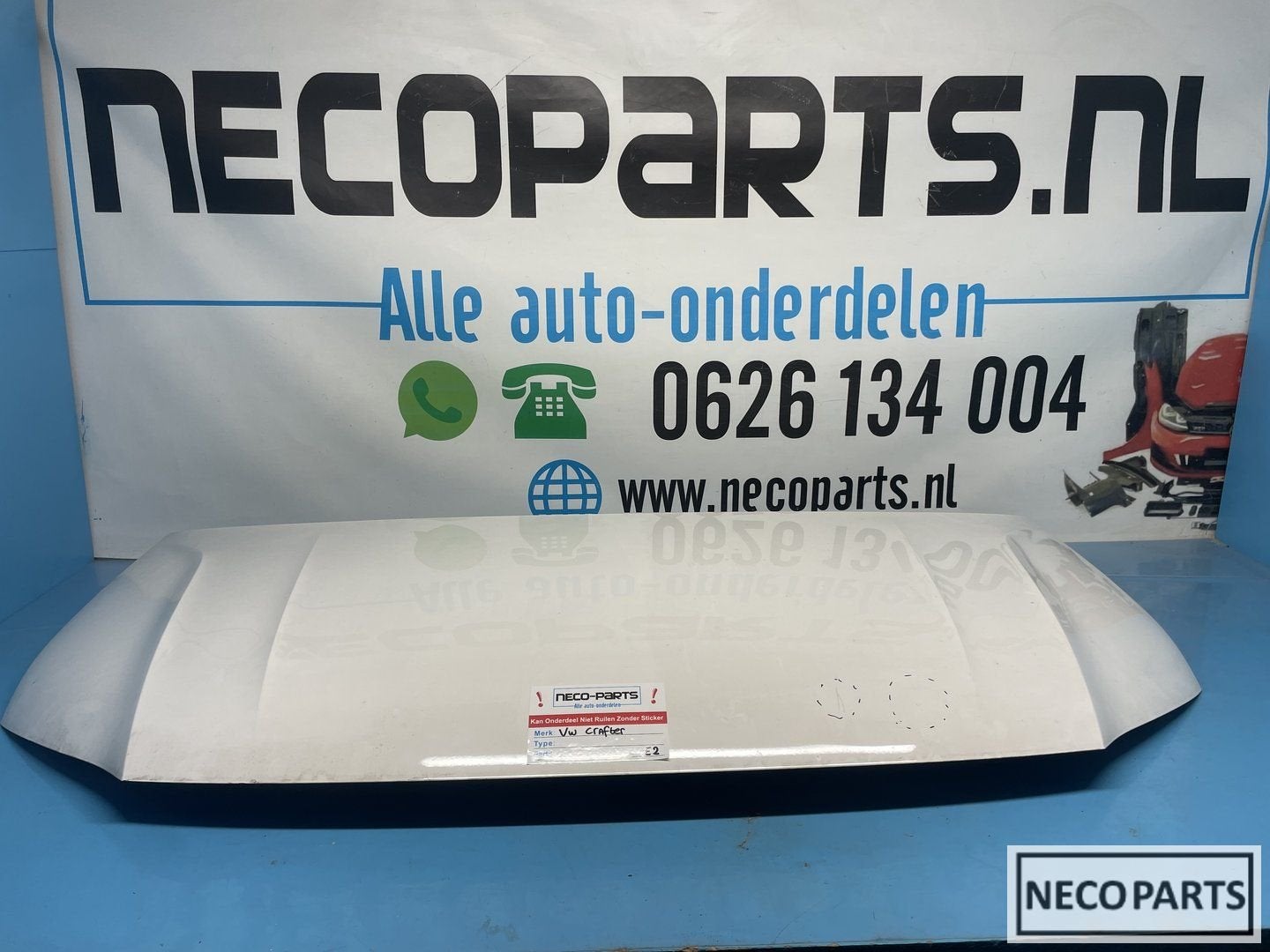 VW CRAFTER MOTORKAP 2017 - ORIGINEEL ALLES LEVERBAAR !!!, Gebruikt, -, Volkswagen, -