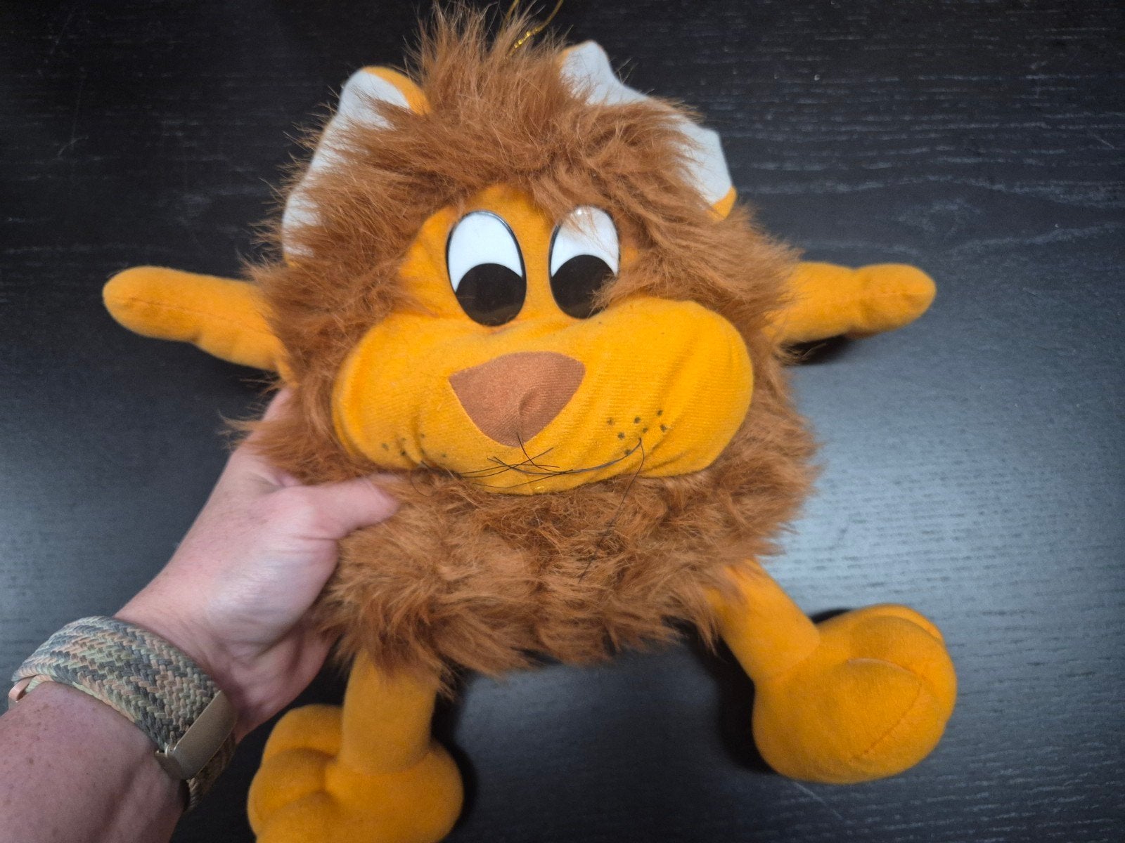 Schattige pluche leeuw knuffel - Zo goed als nieuw, Ophalen of Verzenden, Zo goed als nieuw, Middelgroot (20 tot 80 cm), Leeuw