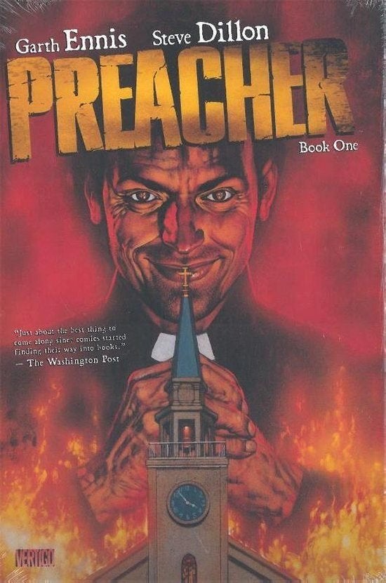 Preacher, John Woo's 7 Brothers, Sin City Comics, Amerika, Ophalen of Verzenden, Zo goed als nieuw, Meerdere comics