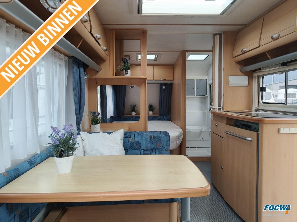 TEC Tour 450 TDF Lengtebed Zit Toilet Tent, Caravans en Kamperen, T.E.C., Schokbreker, Bedrijf, Treinzit