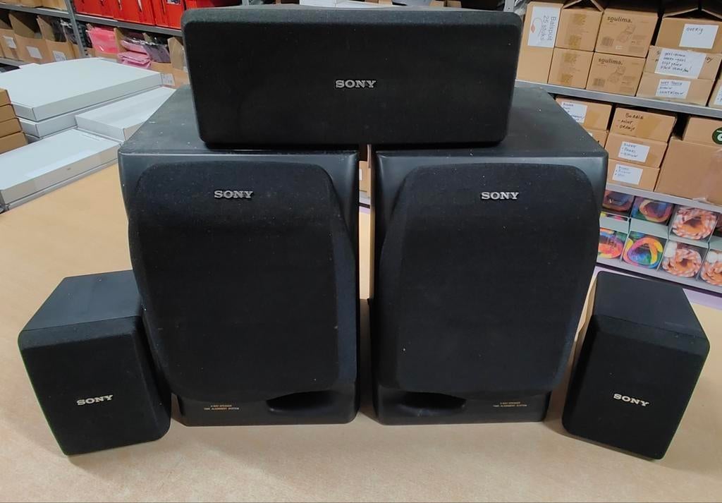 Sony 5-delige Surroundset - Goed Werkend, Audio, Tv en Foto, Ophalen, Gebruikt, 60 tot 120 watt, Complete surroundset