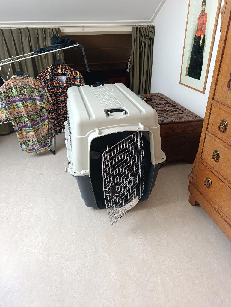 Bench grote hond geschikt voor vliegtuig, Dieren en Toebehoren, Hondenbenches, Ophalen, Zo goed als nieuw