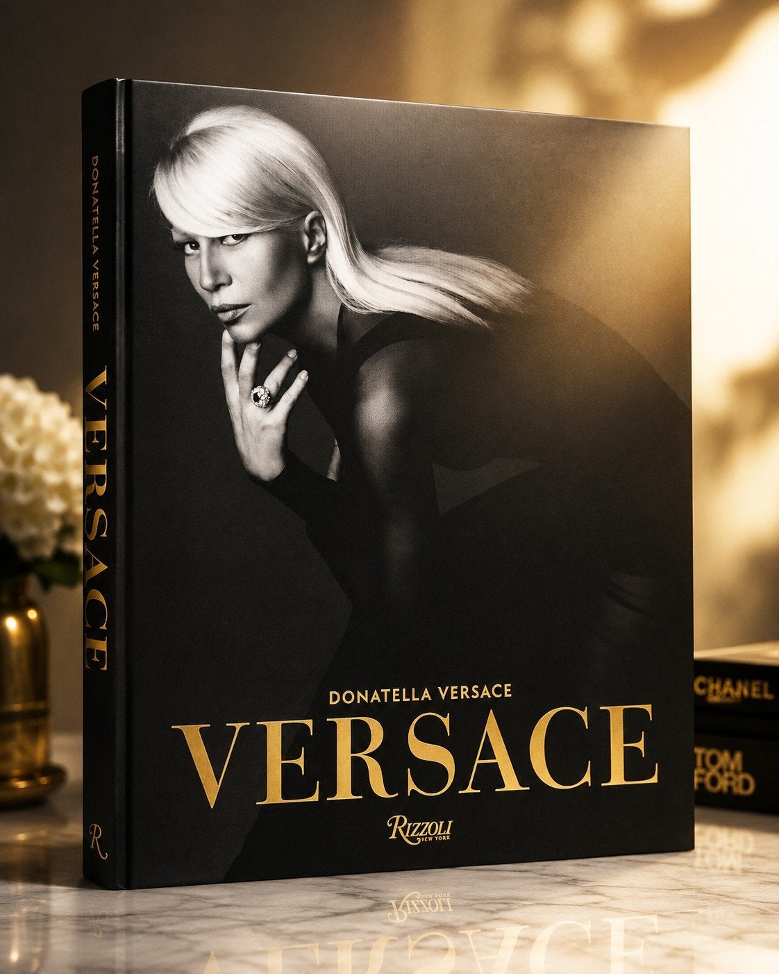 Versace Donatella – luxe Rizzoli modeboek +  bonus, Ophalen of Verzenden, Zo goed als nieuw, Mode algemeen