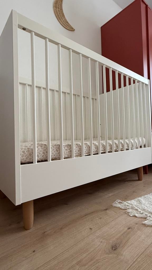 Petite amelie ledikant Bocca en Prolana matras met wol, Ophalen, Gebruikt, Jongetje of Meisje