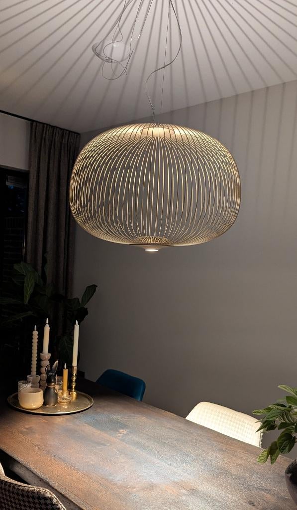 Foscarini  Spokes 3 kleur Gold dimbaar, Ophalen, 50 tot 75 cm, Design, Zo goed als nieuw