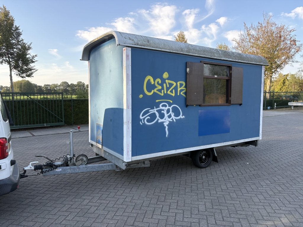 Brouwer/Atec schaftwagen 400x200 1300 kg bj 2006 schaft keet, Gebruikt