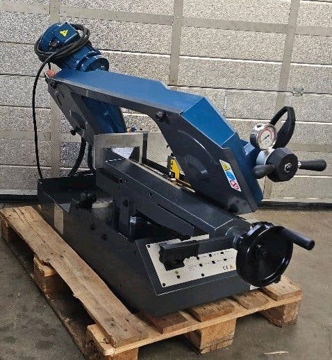 HBM 280NL Metaallintzaag 400 volt - 1500 Watt Lintzaag, Ophalen, 70 mm of meer, Zo goed als nieuw, Lintzaag