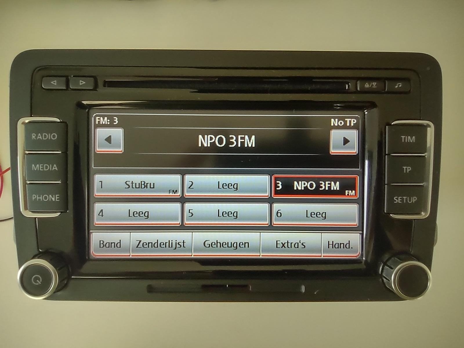 Volkswagen autoradio RCD 510, Ophalen of Verzenden, Gebruikt