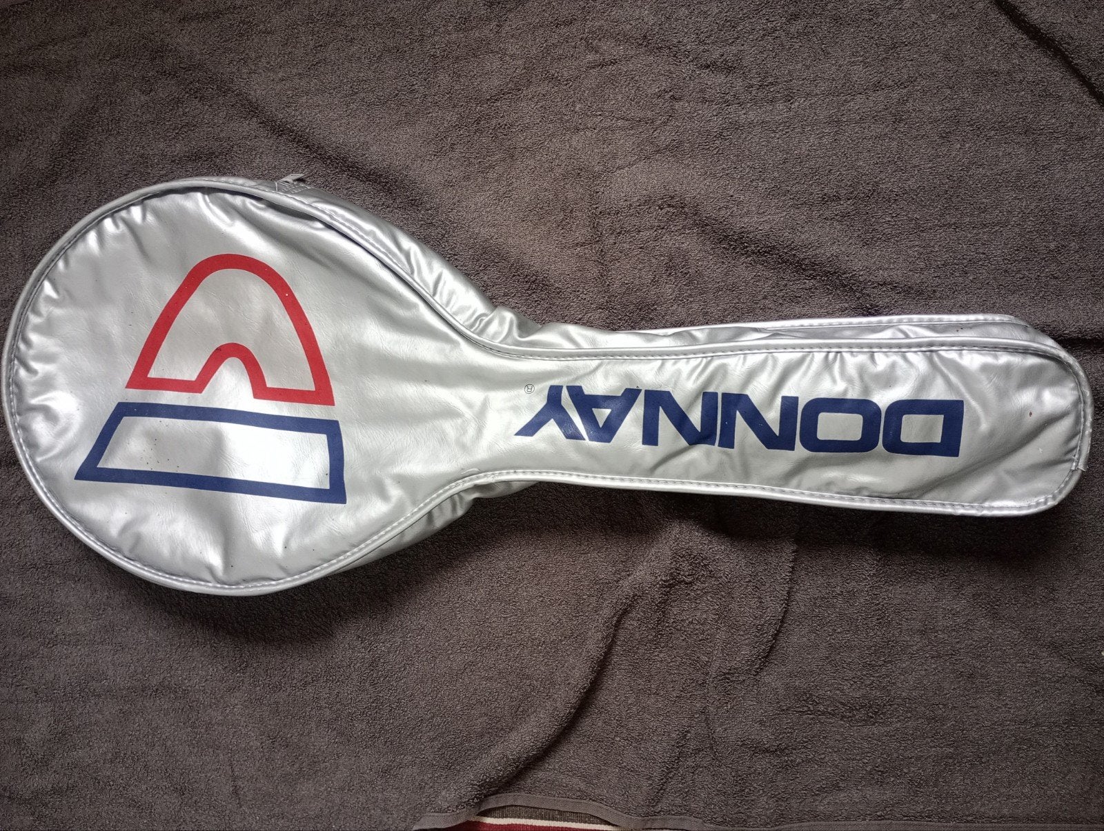 Vintage Donnay Racket Tas met fluwelen binnenkant, Gebruikt, Ophalen of Verzenden, Tas, L2