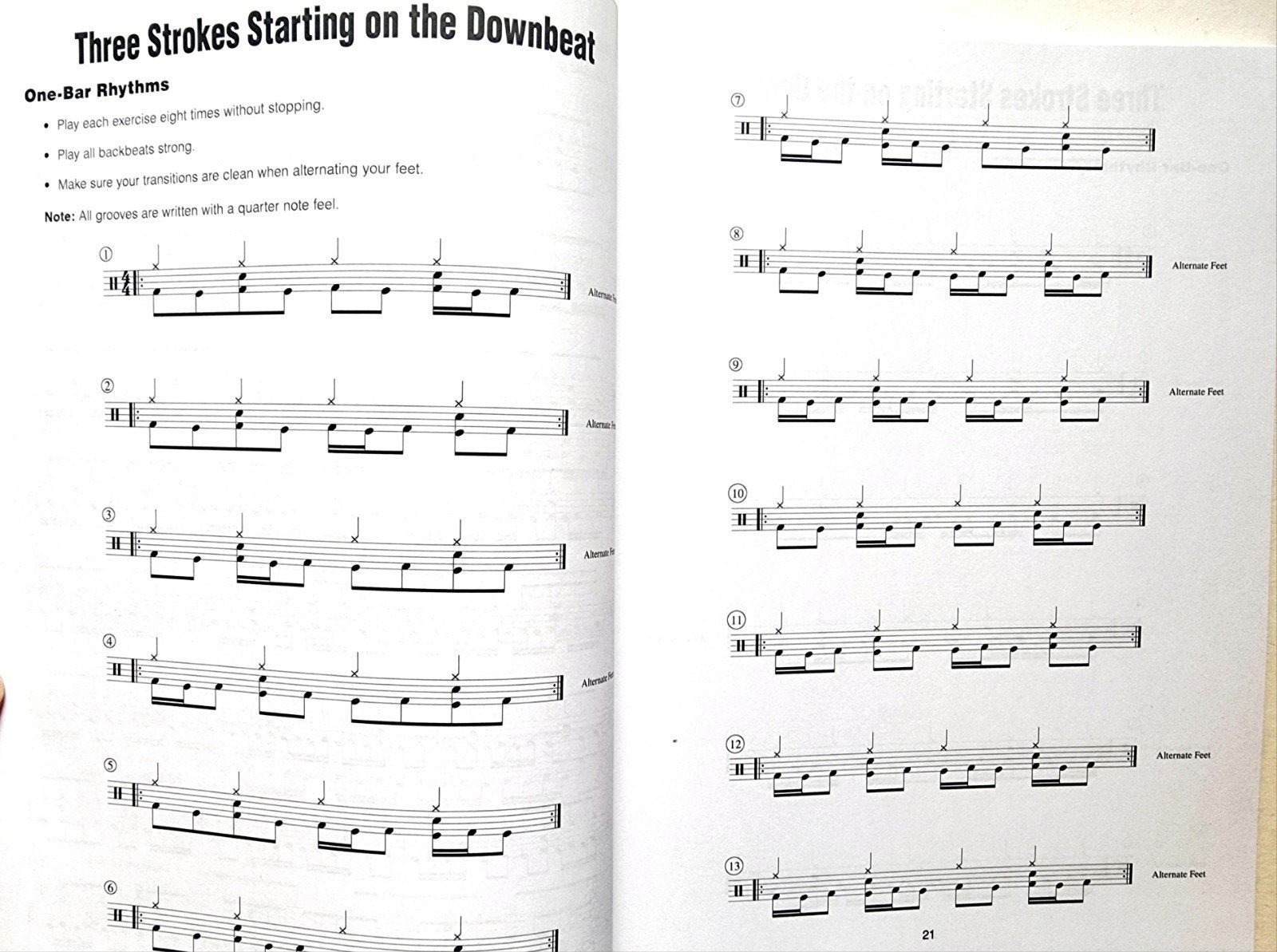 Double Bass Drumming & Power Fills Workout Lesboek Div31, Drums of Percussie, Les of Cursus, Ophalen of Verzenden, Zo goed als nieuw
