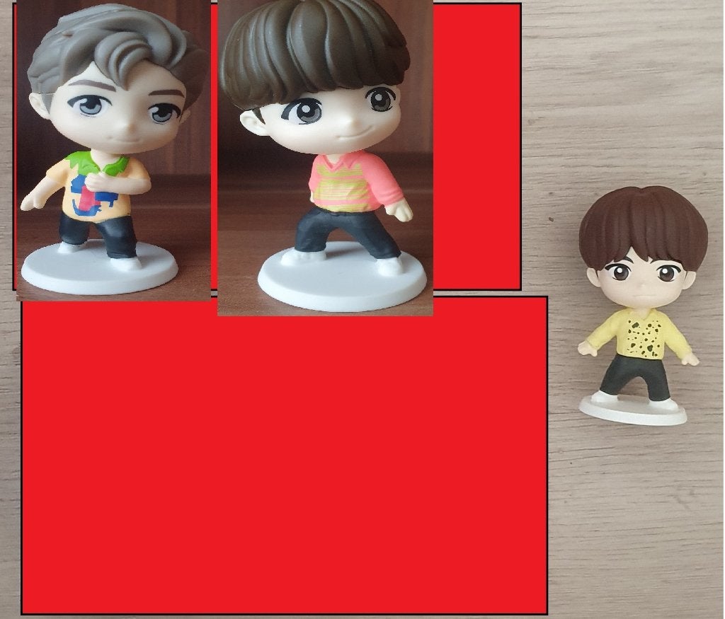 BTS Mc Donalds Happy Meal Tiny Tan figuren: Jin + RM + Suga, Ophalen of Verzenden, Zo goed als nieuw