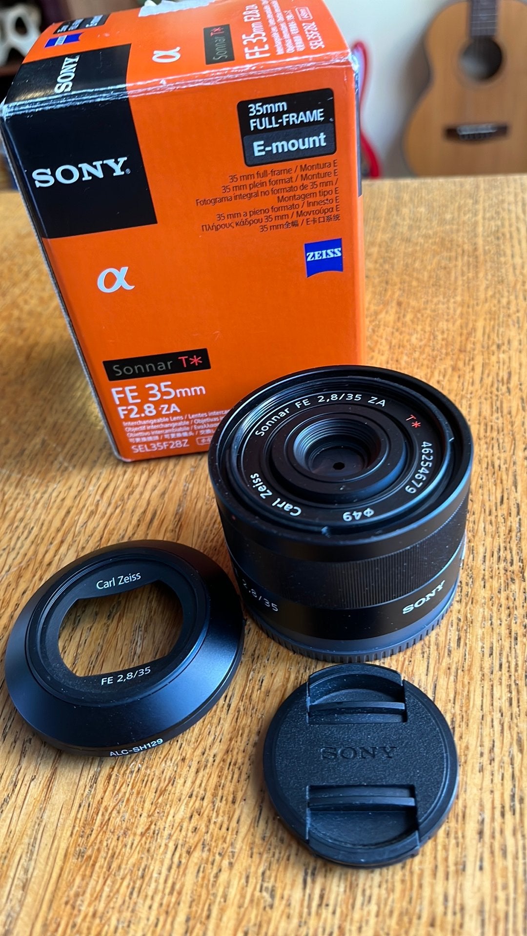 Sony FE 35mm F2.8 za, Ophalen, Zo goed als nieuw, Groothoeklens