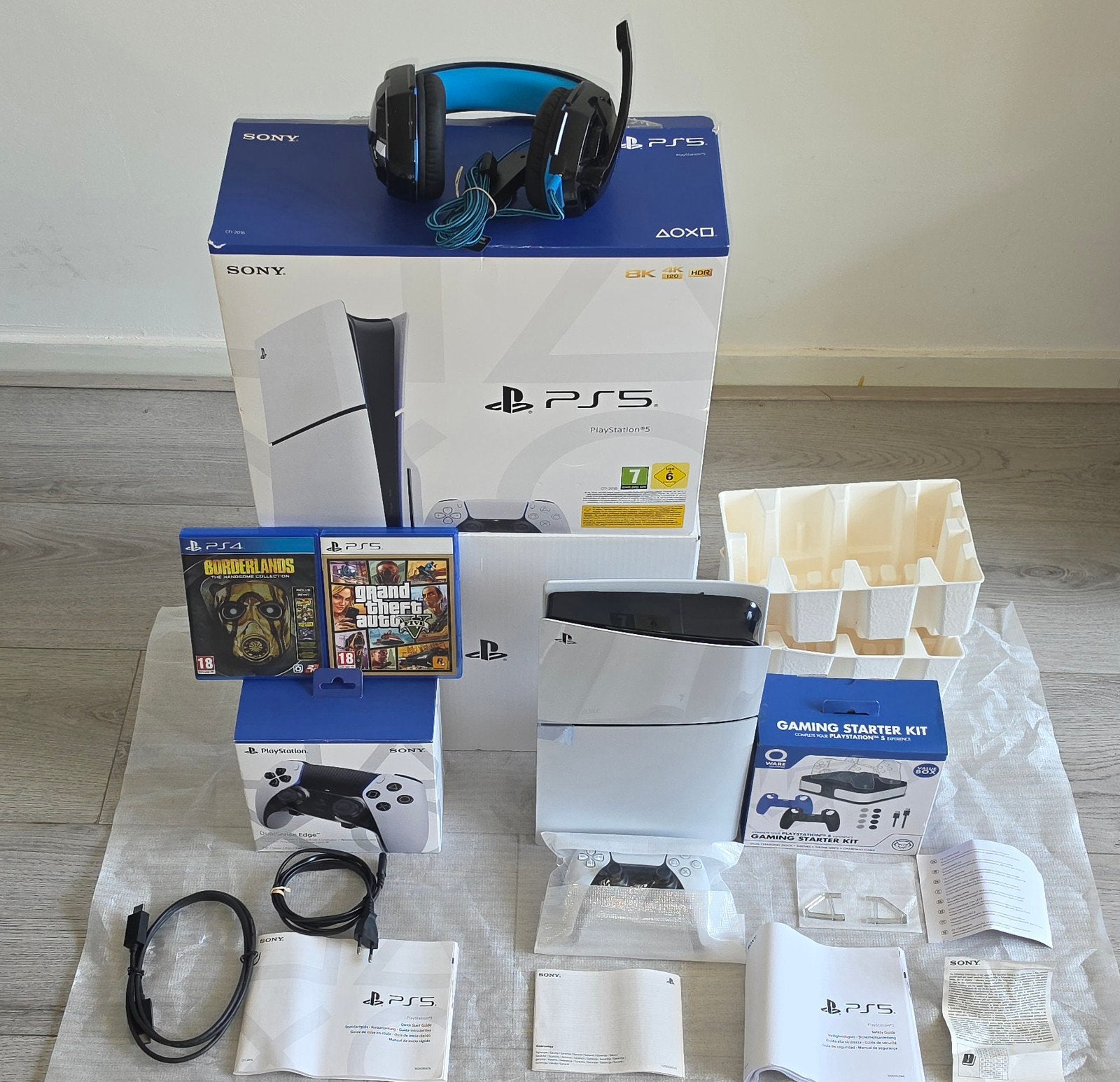 PlayStation 5 Console Slim Bundel 1TB, Spelcomputers en Games, Spelcomputers | Sony PlayStation 5, Ophalen, Zo goed als nieuw