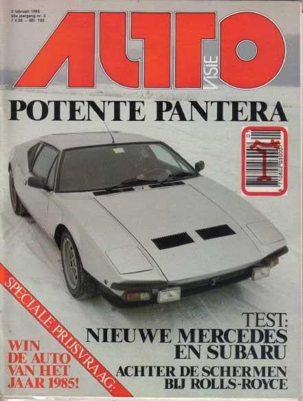 Autovisie 3 1985 : Mercedes Benz 230E - Subaru Leone 1.8 GL, Ophalen of Verzenden, Gelezen, Algemeen